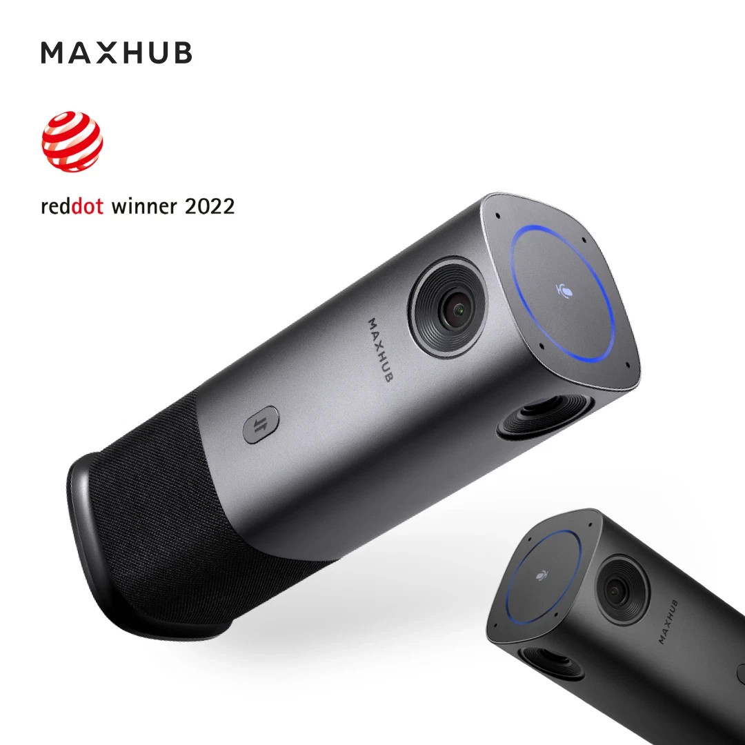 360-Degree Webcam, USB-C 4 Cameras - Auto tracking - Multiple Modes