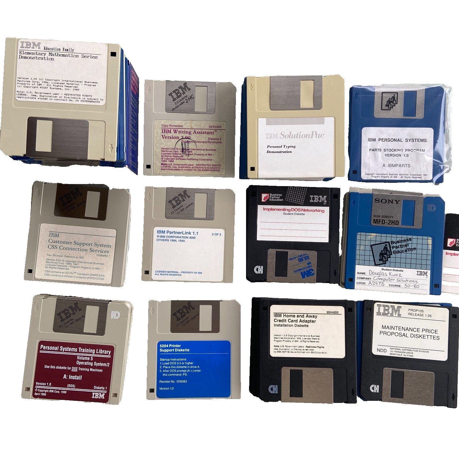 Software IBM Education Writing SolutionsPac Parts Stocking Home Away Training Cu
