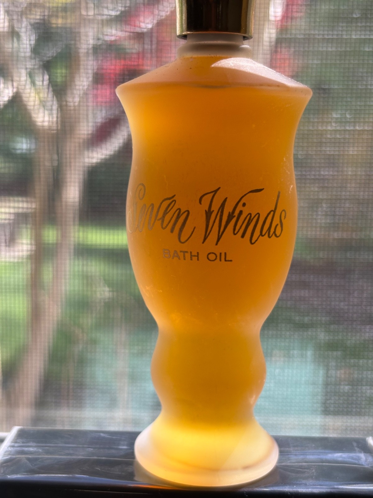 SEVEN WINDS Vintage Bath Oil by DU BARRY 2 oz. 1950s Full Unused