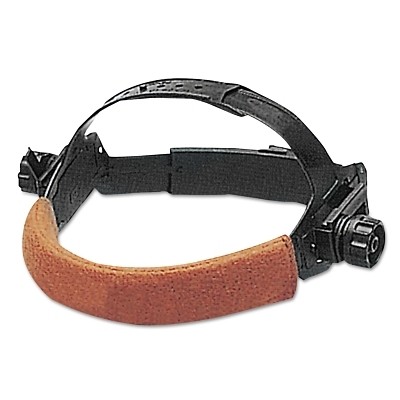 Headgear Sweatband, 8-1/2 in L x 1-1/2 in W, FR Fleece Cotton, Orange ORS Nasco