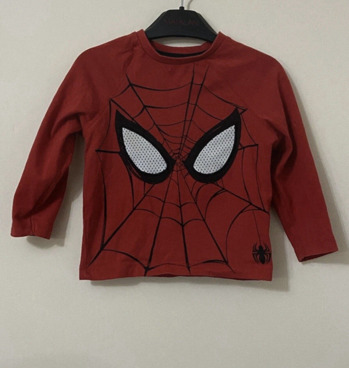 Spider-Man T Shirt 12-18 Mths Red And Black