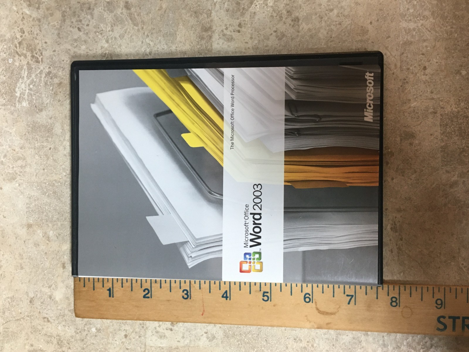 Windows Microsoft Office Word 2003 Retail Version PC CD W/ Key Case Word ONLY