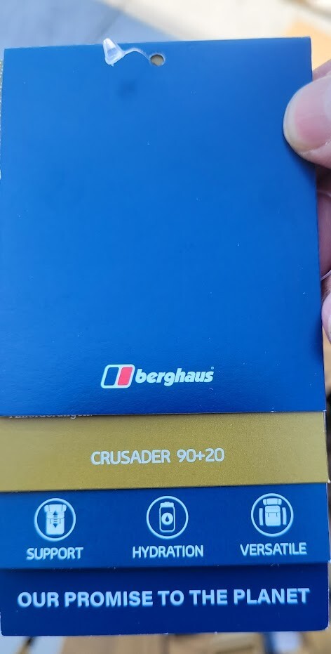 BERGHAUS CRUSADER III 90+20L TAN BRAND NEW