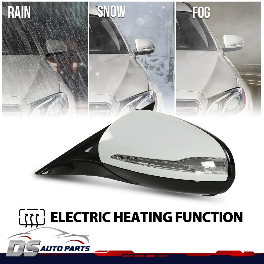 Fit For Mercedes Benz E class E300 Left 2016-2020 Car Driver Side Mirror White