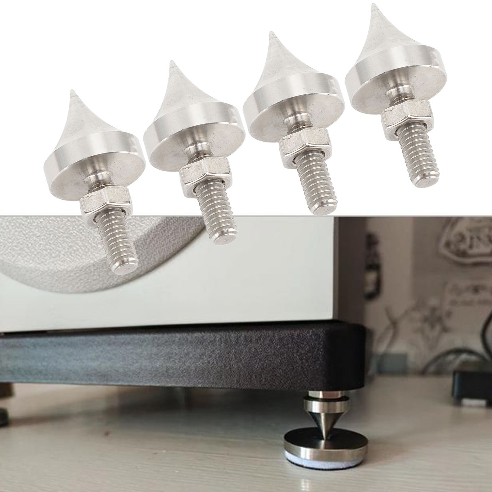 HiFi Speaker Spike Shockproof Isolation Feet For Amplifiers