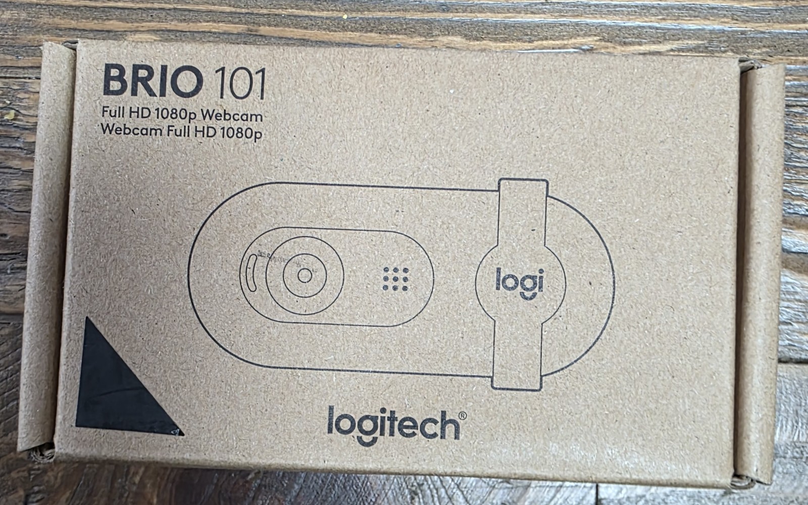 Logitech Brio 101 Full HD 1080p Webcam Auto-Light Balance 960-001589 Sealed