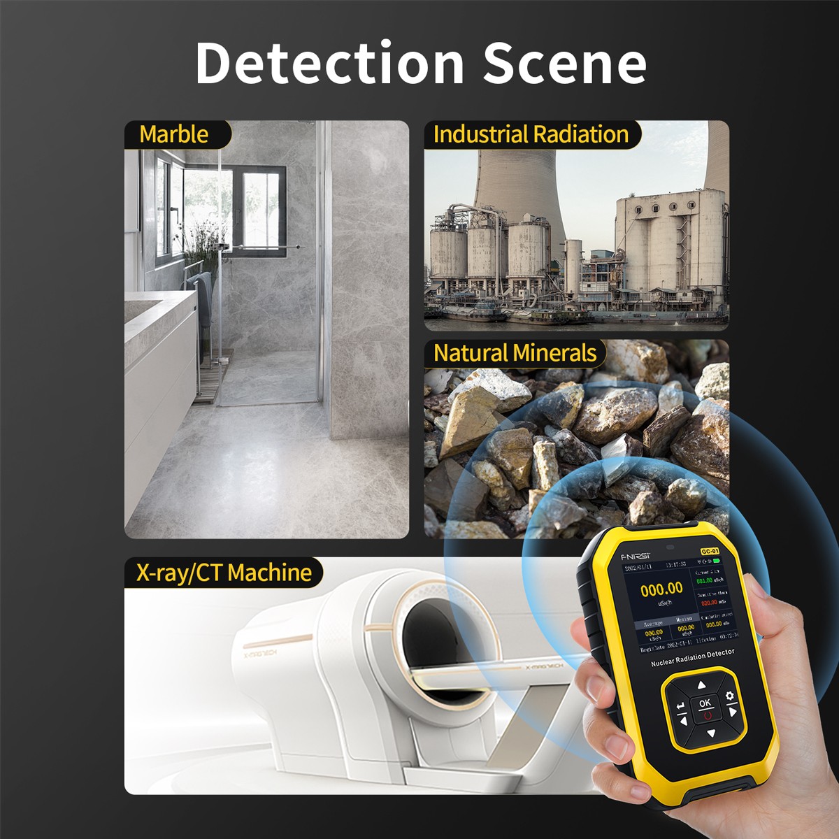 Digital *LCD Geiger Counter Nuclear Radiation Detector β γ X-Ray Test Meter Tool