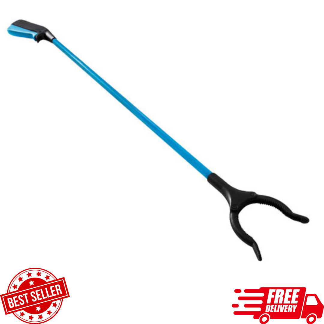33'' Grabber Pick Up Reaching Tool Hand Grip Reacher Heavy Duty Aid Trash Cans