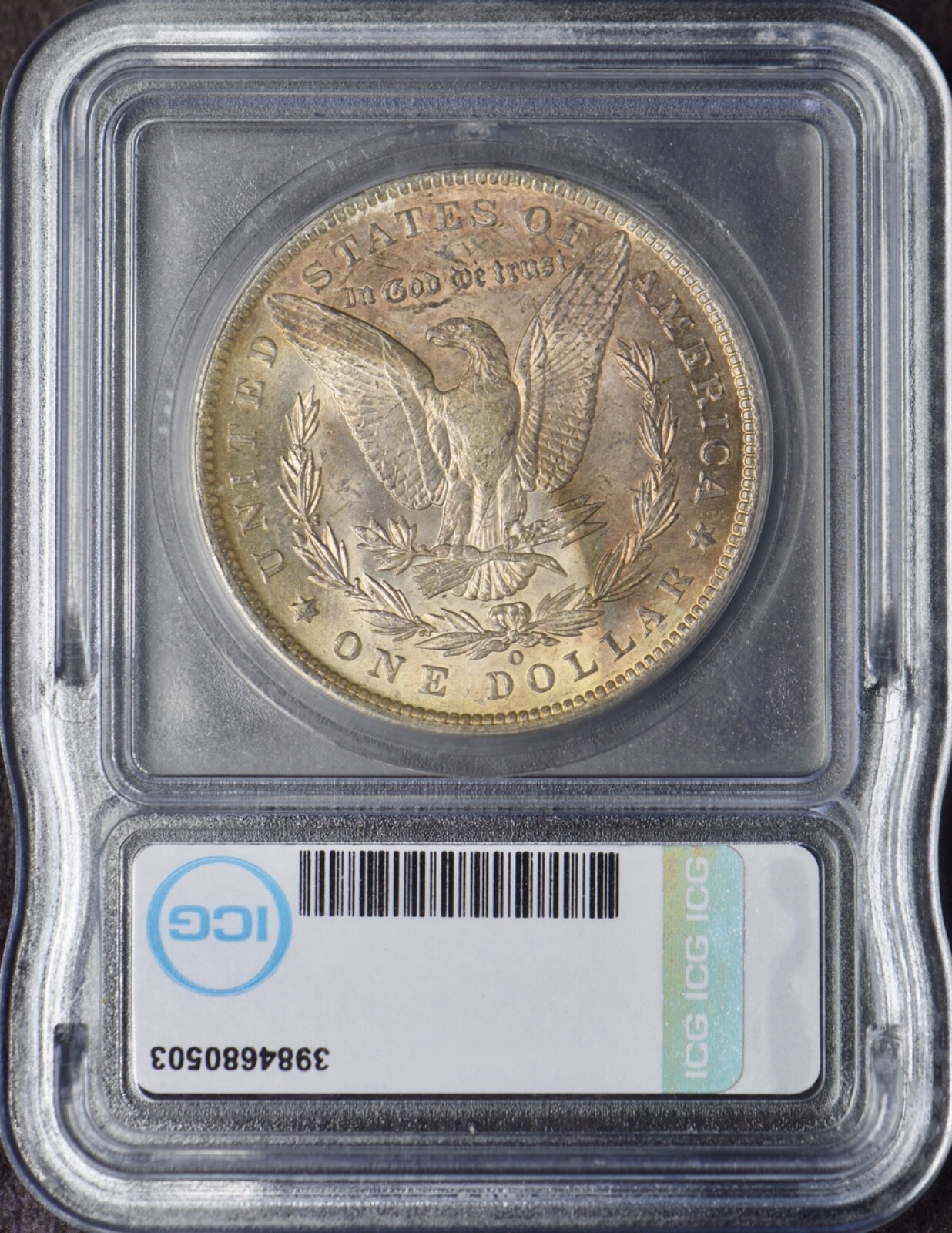 1885-O Morgan Silver Dollar - ICG MS64 Toned - ✪COINGIANTS✪
