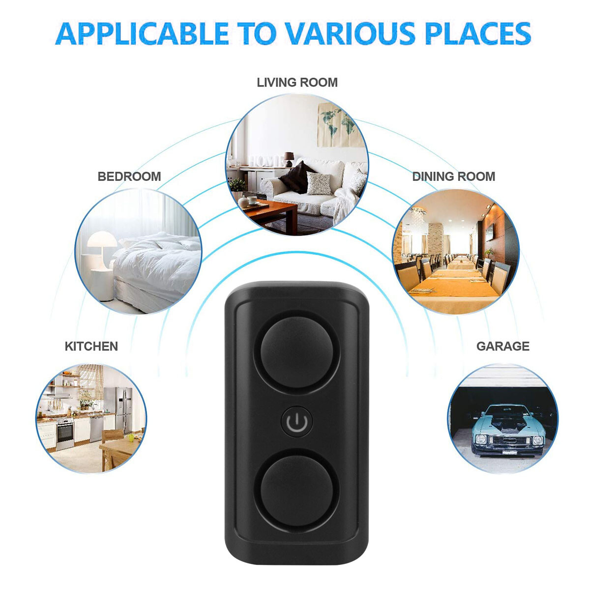 Pest Reject Pro Ultrasonic Repeller Home Bed Bug Mites Spider Defender Roaches^^