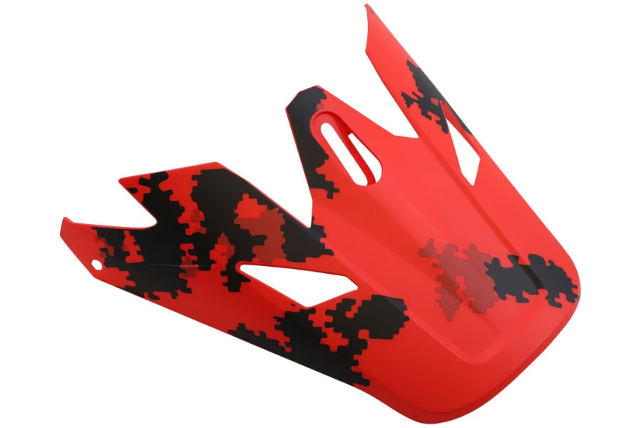 Z1R Visor Kit for Rise Digi Camo Helmet - Red Motorcycle ATV/UTV 0132-1480
