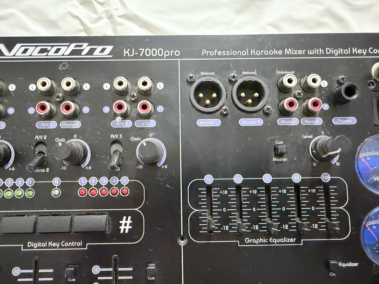 VocoPro KJ-7000 Pro DJ VJ and Karaoke Mixer