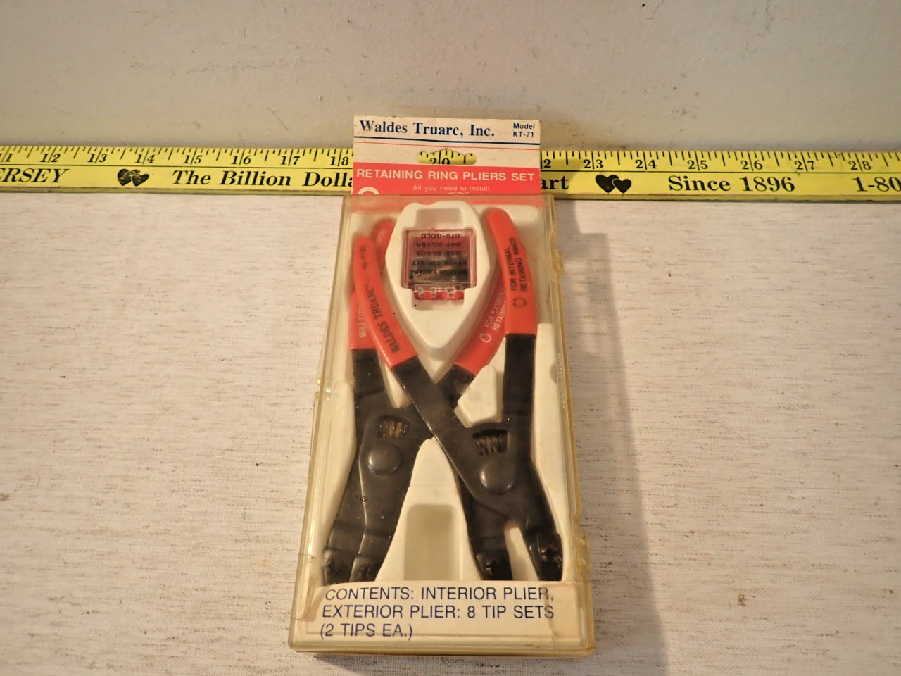 Vintage Waldes Truarc Inc Retaining Ring Plers Set Model KT-71  made in USA