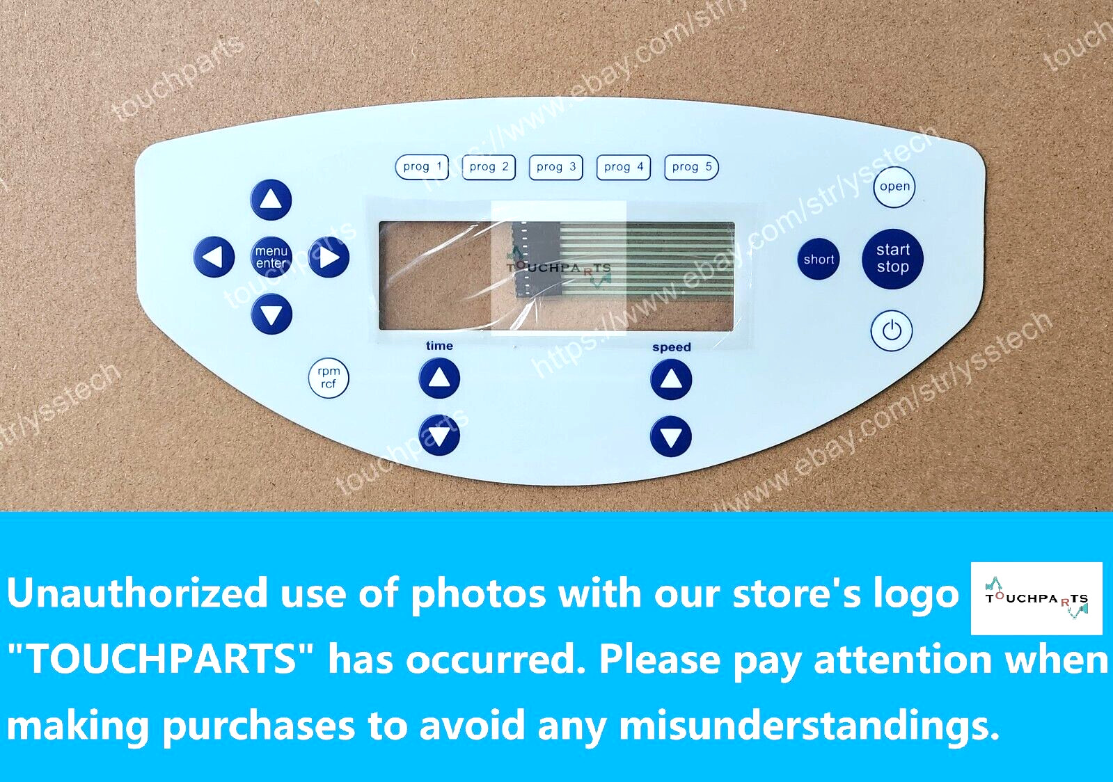 Operating Membrane Overlay for Eppendorf 5430 Benchtop Centrifuge