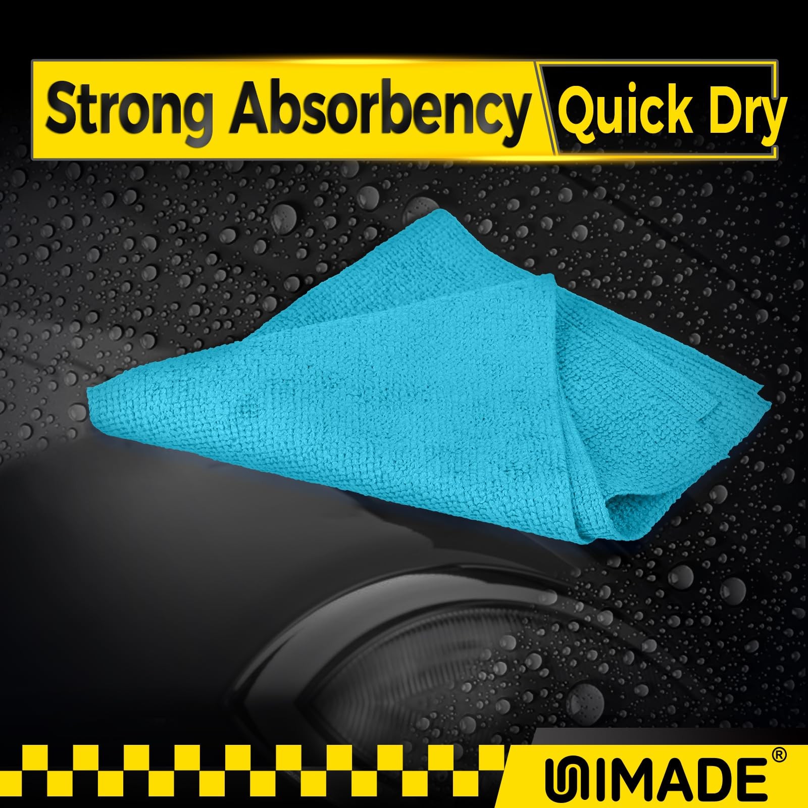 Microfiber Cleaning Cloth, 100PK Commercial Grade Work Rags Microfiber Towels...