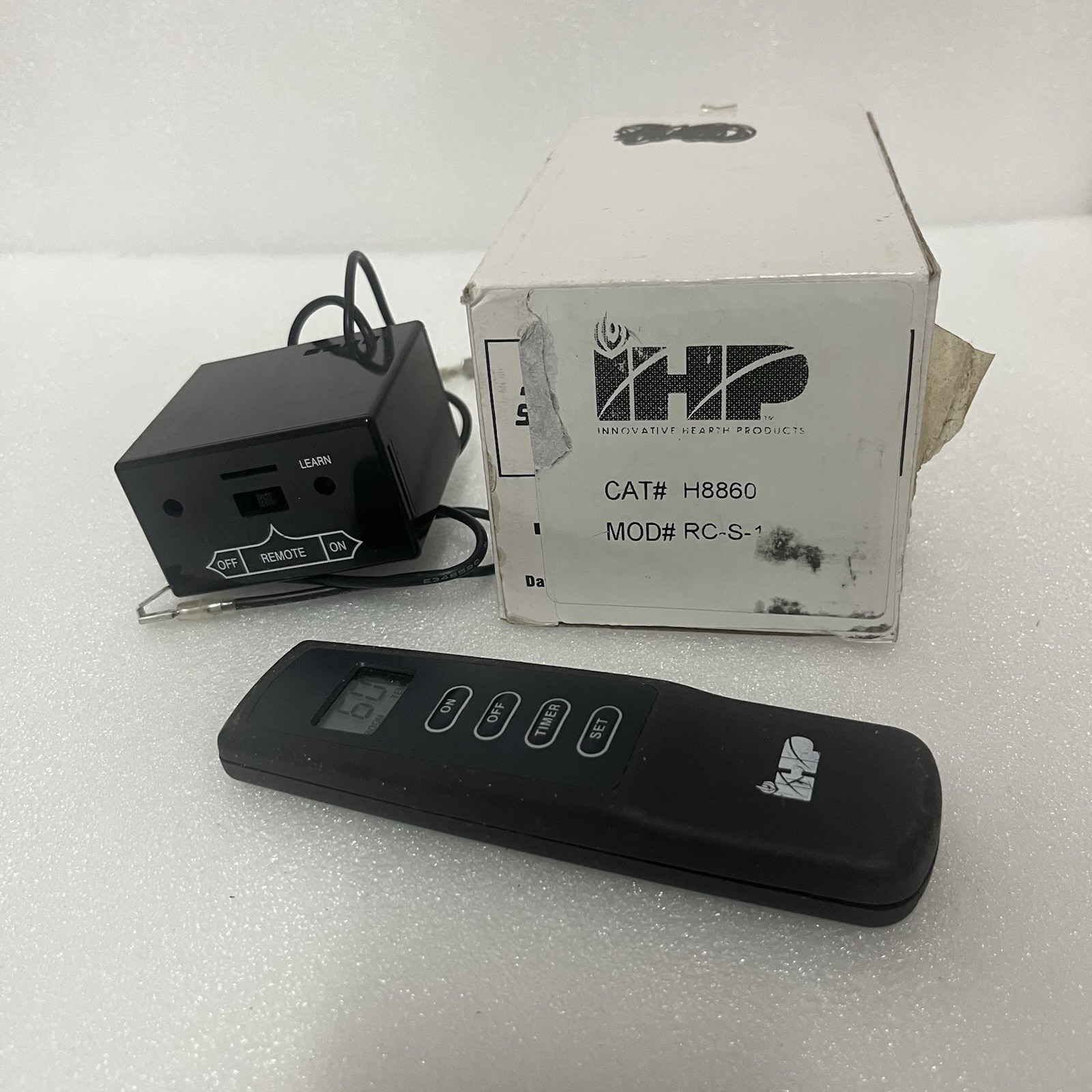 IHP International Hearth Products Fireplace Remote And Box H8860 RC-S-1