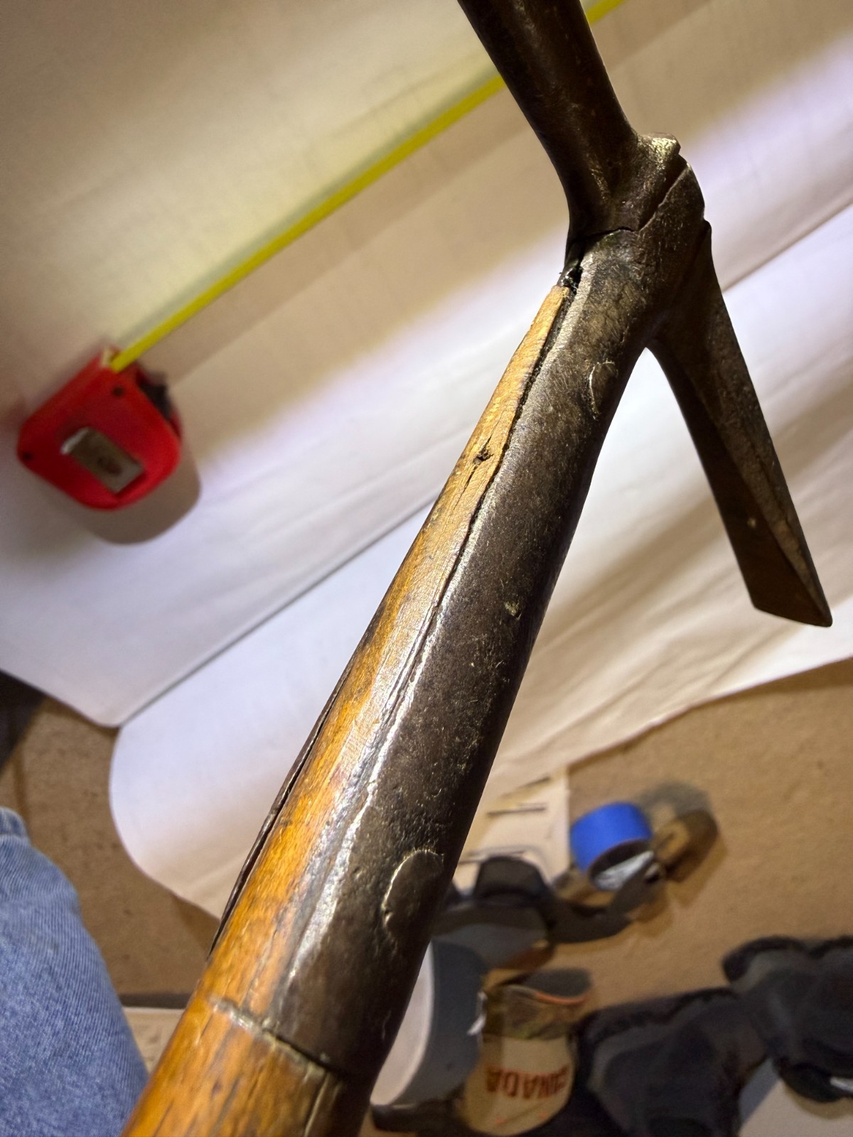 vintage upholstery hammer Strap handle