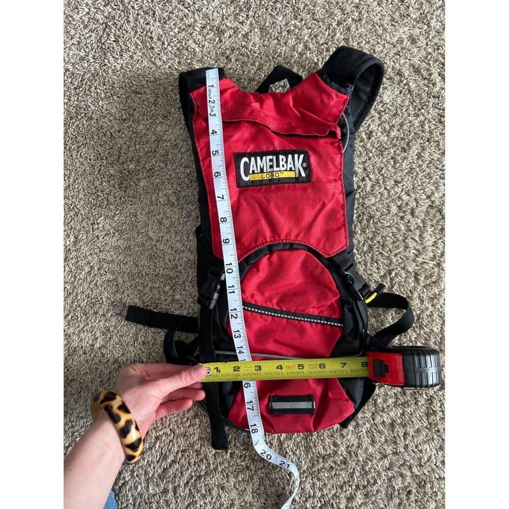 CamelBak Lobo Hydration Pack Backpack Red Black Hiking Biking No Bladder
