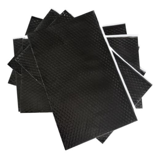 Butyl Rubber Sound Deadening Mat 6Pcs, 0.08 in Thick Car Sound Deadener Mat,