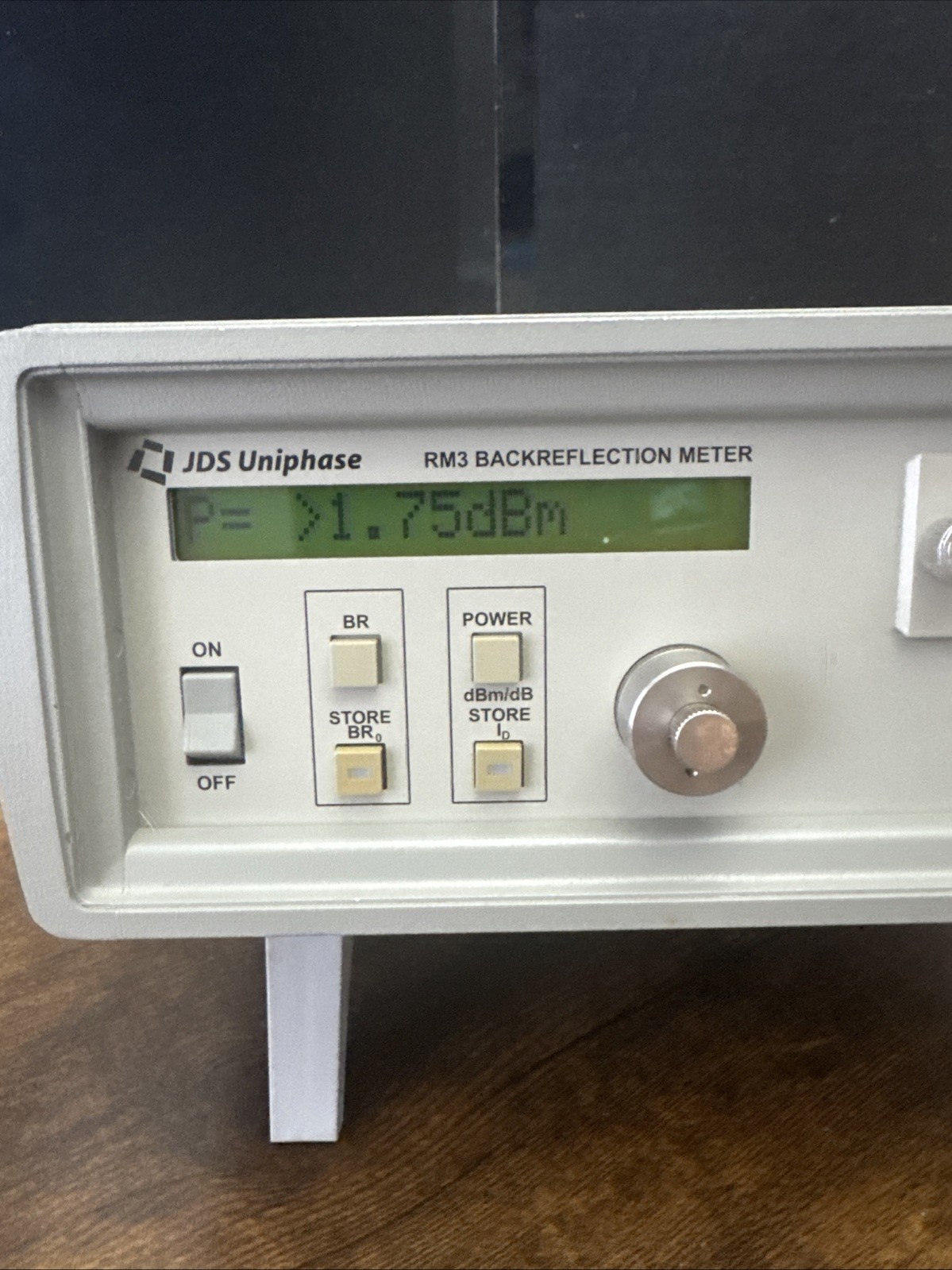 JDS Uniphase RM3 Back Reflection Meter 1650nm Source RM3850+1FA7