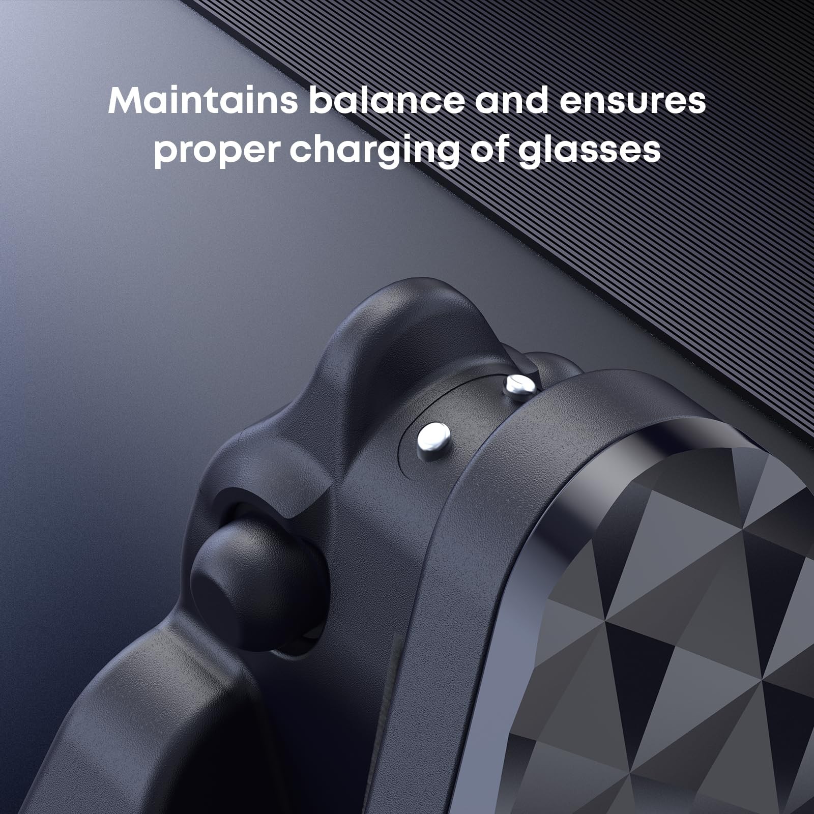 Cisain Charging Dock Compatible with Ray-Ban Meta Smart Glasses Black
