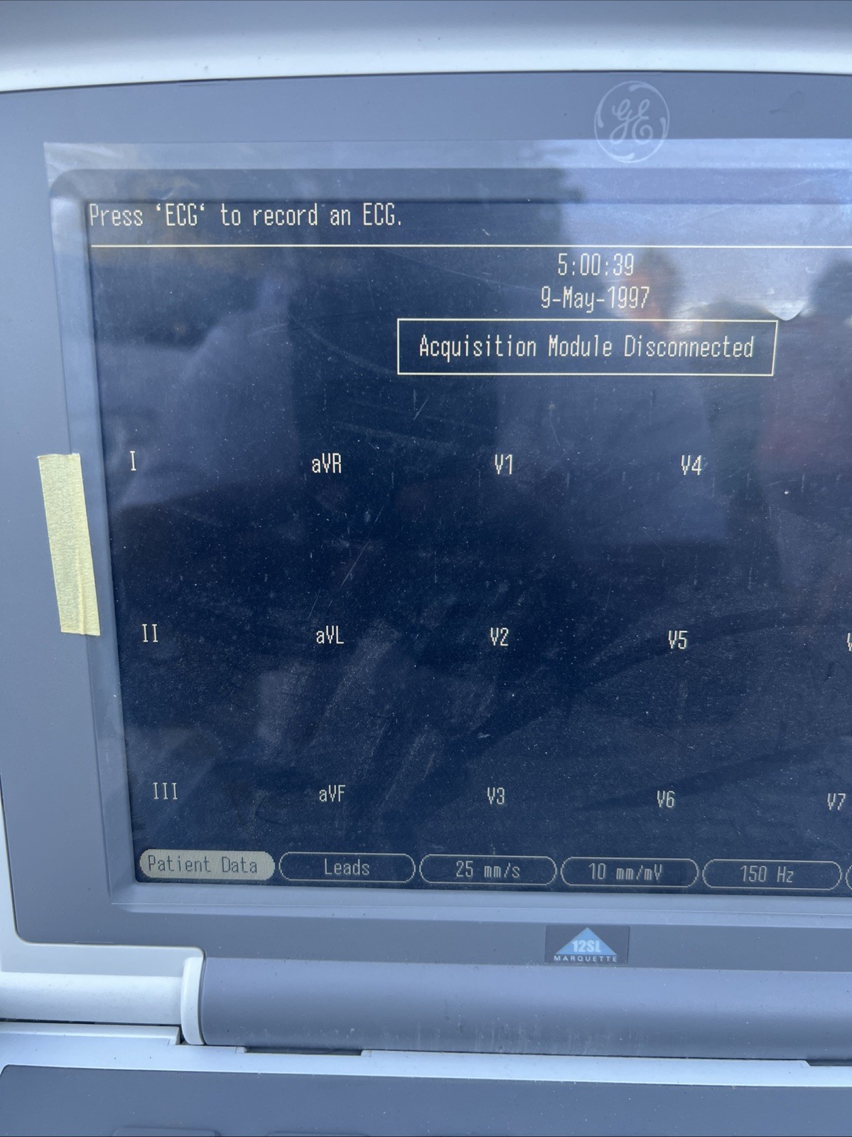 GE Mac 5000 Powers On Sold As Is