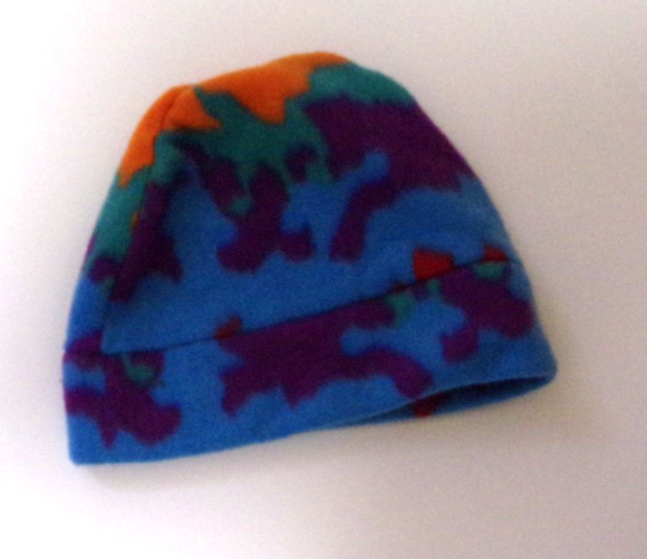RAINBOW     POLAR  FLEECE  BEANIE / SKULL CAP  WINTER HAT  h88cr