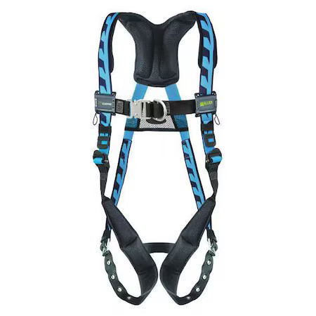 Miller Acf-Tbsmb Aircore(Tm) Full Body Harness, S/M, 400 Lb., Quick-Connect