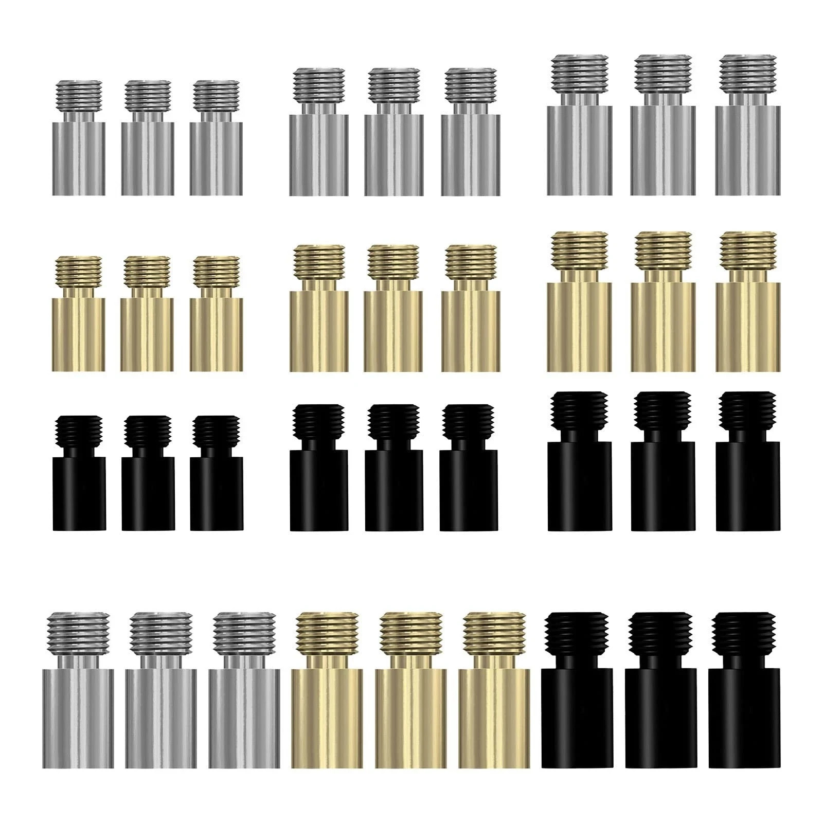 36Pcs Dart Weight 1.5g 2g 2.5g 3g Brass Copper 2BA Thread Add Accentuator Too...