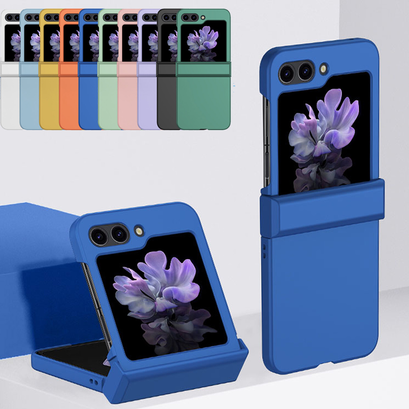 For Samsung Galaxy Z Flip 7/6/5/4/3 Slim Case Shockproof Hinge Protection Cover