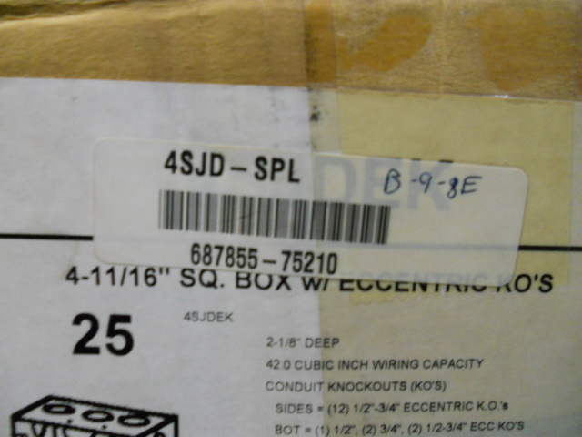EGS 4SJD-SPL NEW LOT OF 25  4SJDSPL