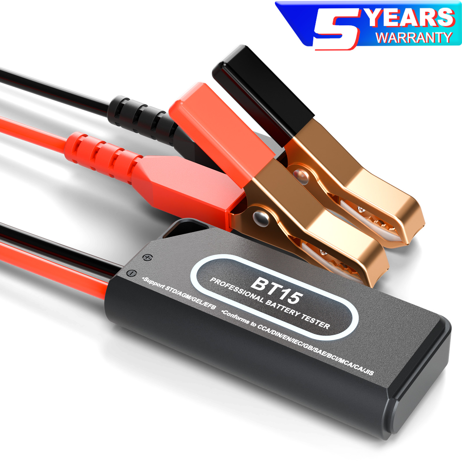 BT15 Professional Battery Tester Bluetooth 6V 12V 24V Car Diagnostic Tool