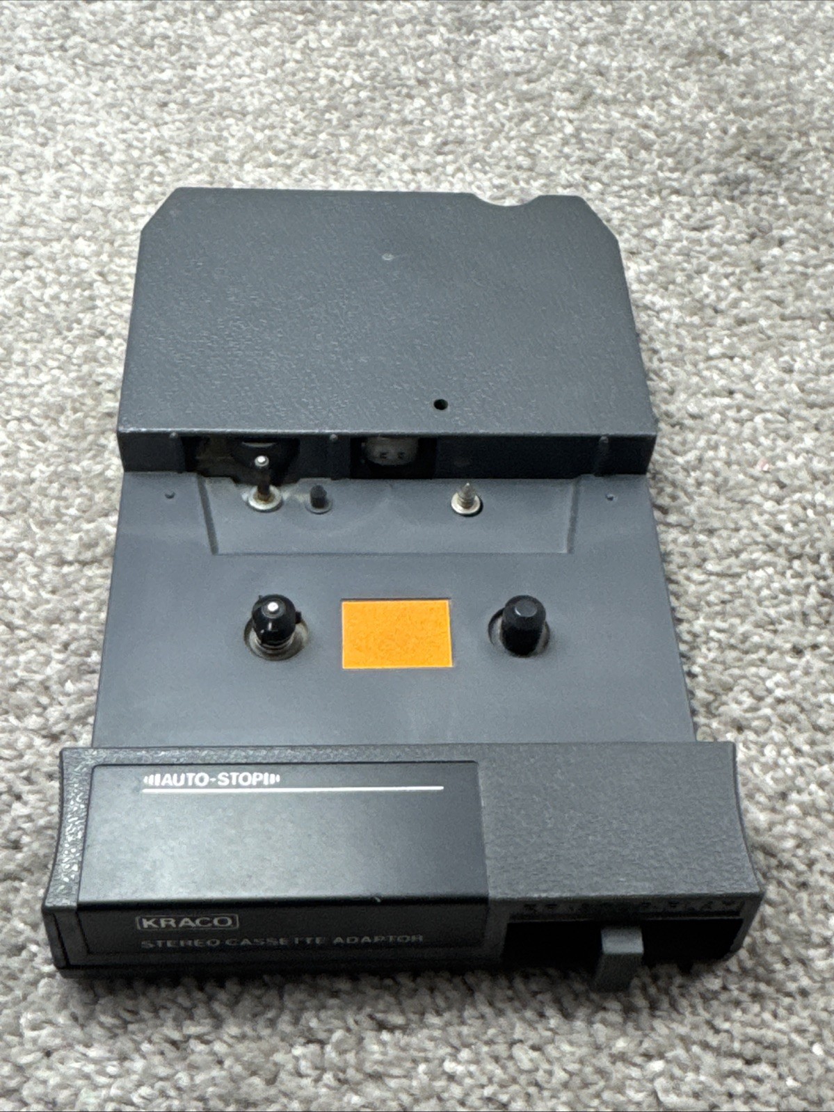 Kraco Stereo Cassette Adaptor KCA-7 for 8-Track Tape Players Vintage