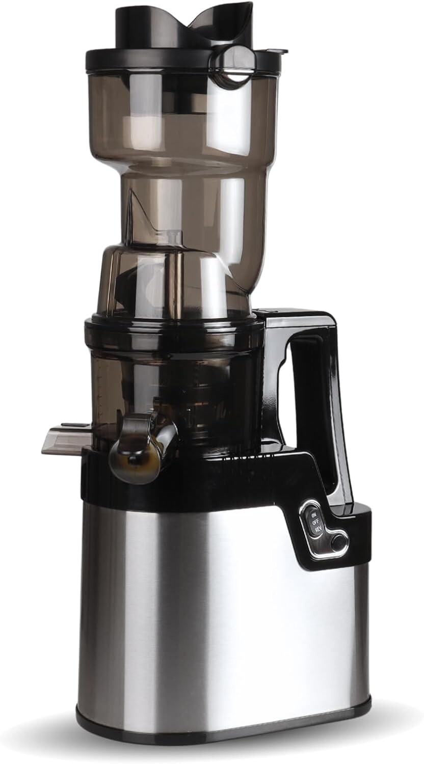 OHTE Masticating Juicer Machines 250W Stainless Steel Slow Cold Press Juicer new
