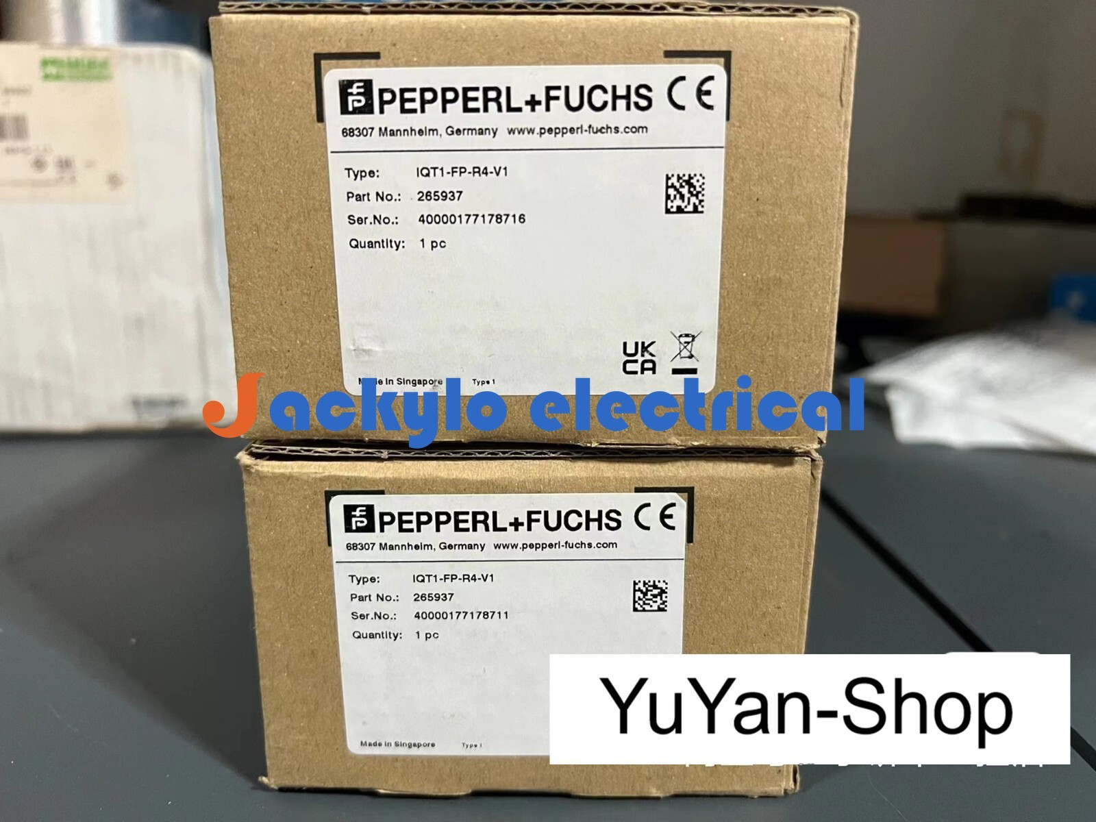 1PC NEW PEPPERL+FUCHS IQT1-FP-R4-V1 265937 sensor P3309E YL