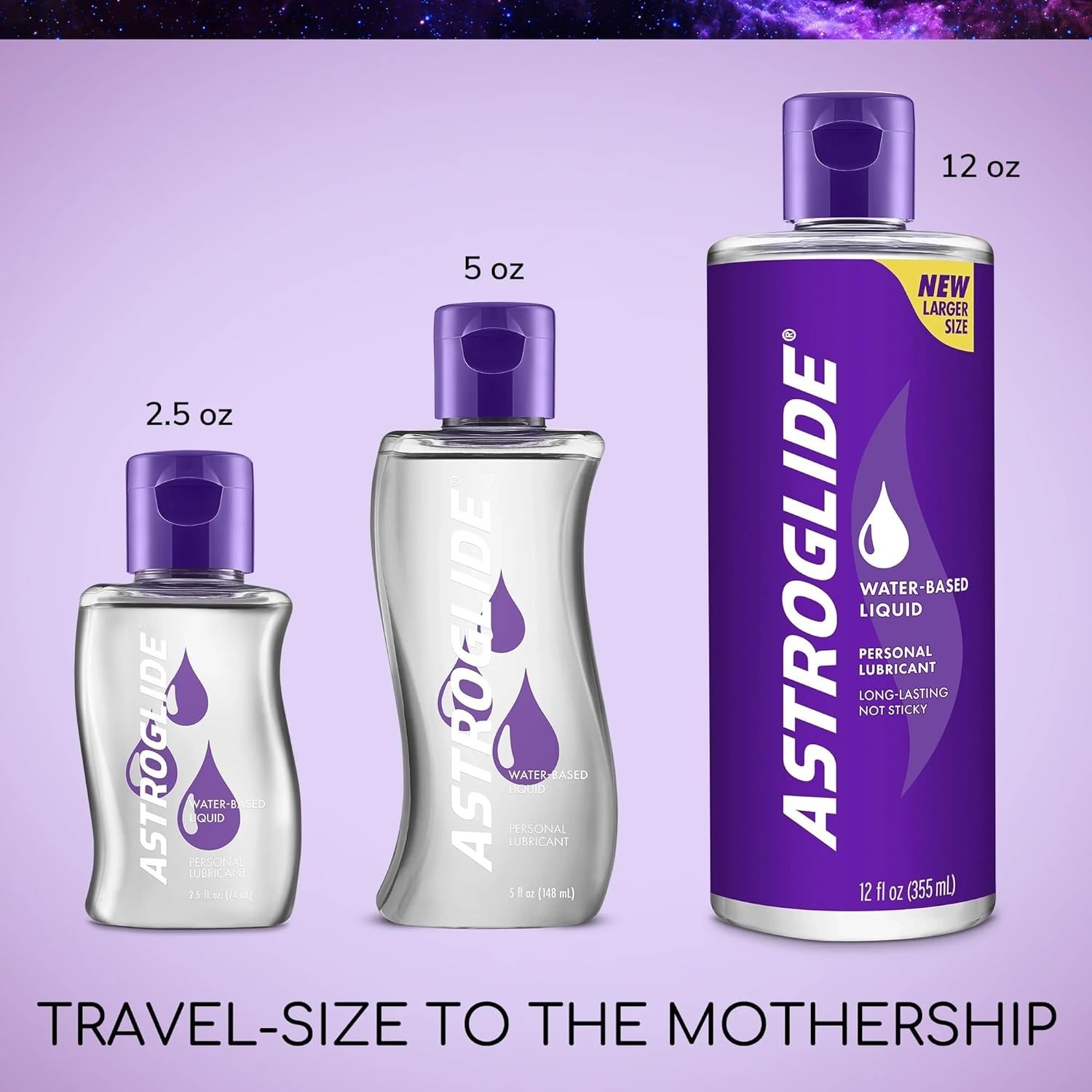 2.5oz Water-Based Personal Lube - Perfect for Couples and Travel