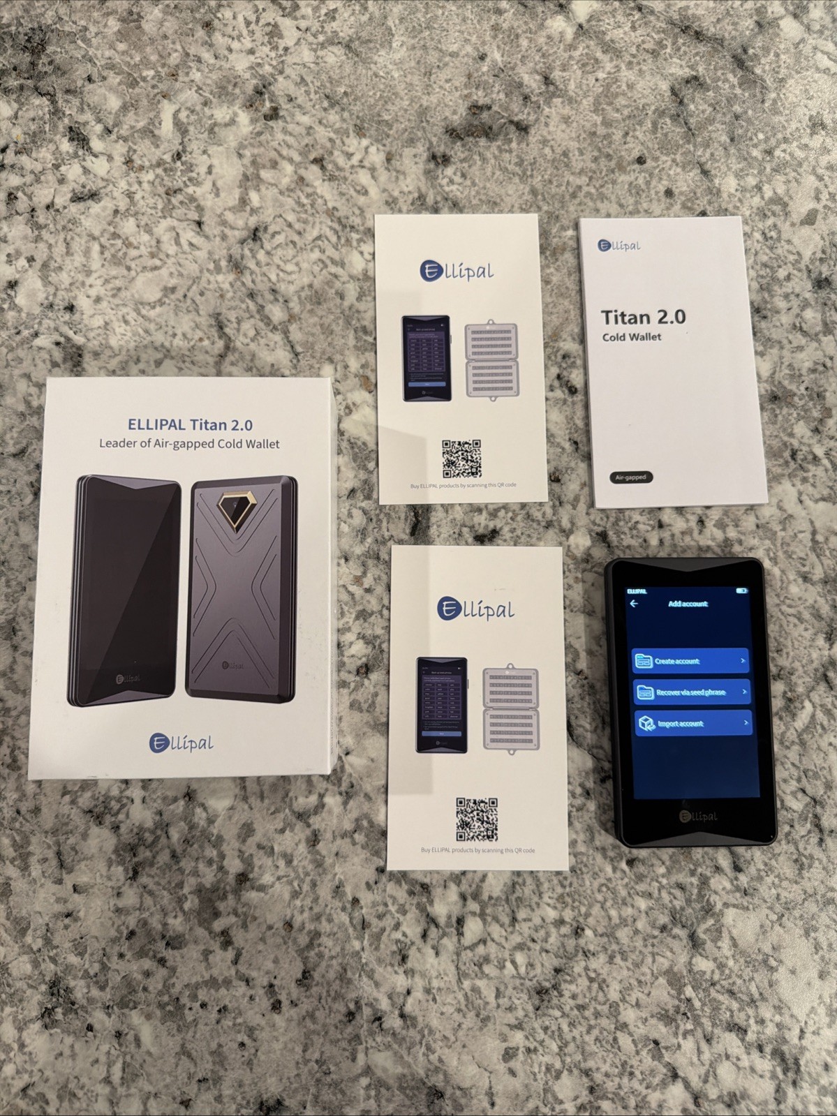 Ellipal Titan 2.0 Crypto Cold Wallet Air-Gapped