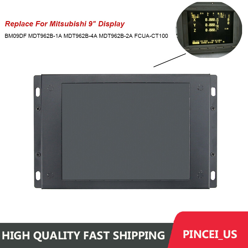 LCD Display For Mitsubishi 9" BM09DF MDT962B-1A MDT962B-4A MDT962B-2A FCUA-CT100