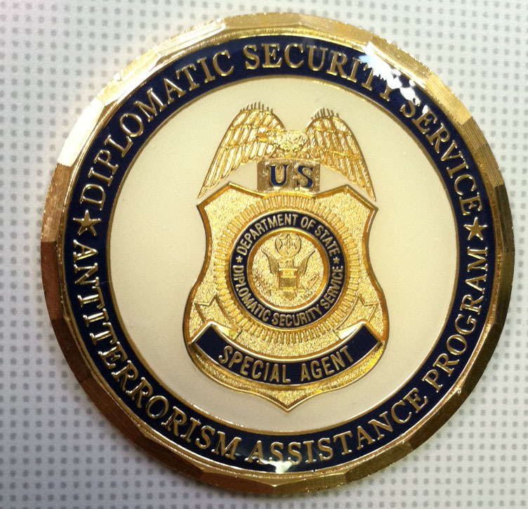 Diplomatic Security Service Coin Antiterrorism Assistance Program Challenge coin