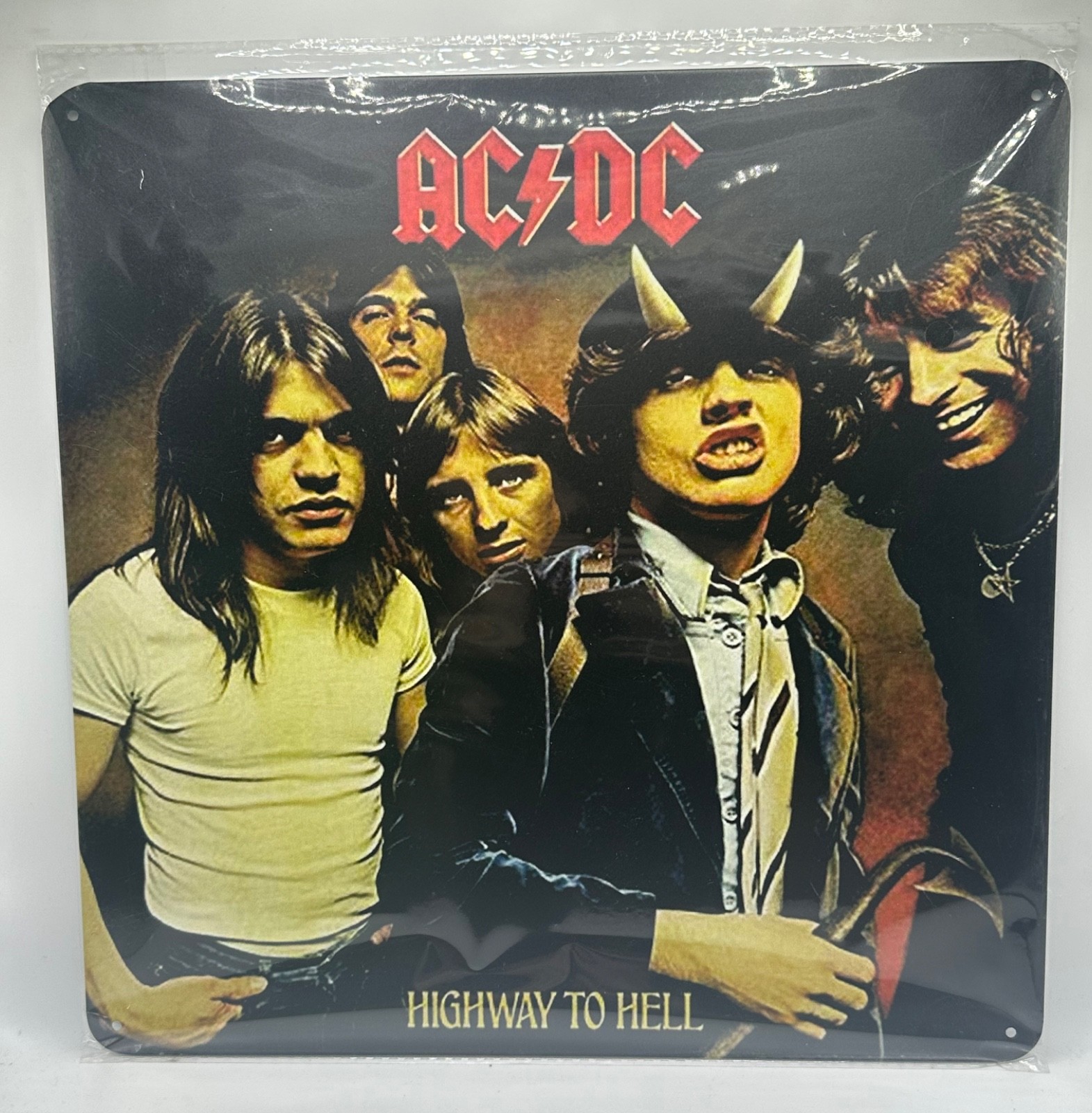 AC/DC - Highway to Hell - Tin Sign 12 X 12