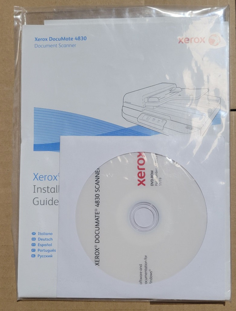 Xerox DocuMate 4830 Flatbed Scanner Simplex/Duplex-RECONDITIONED