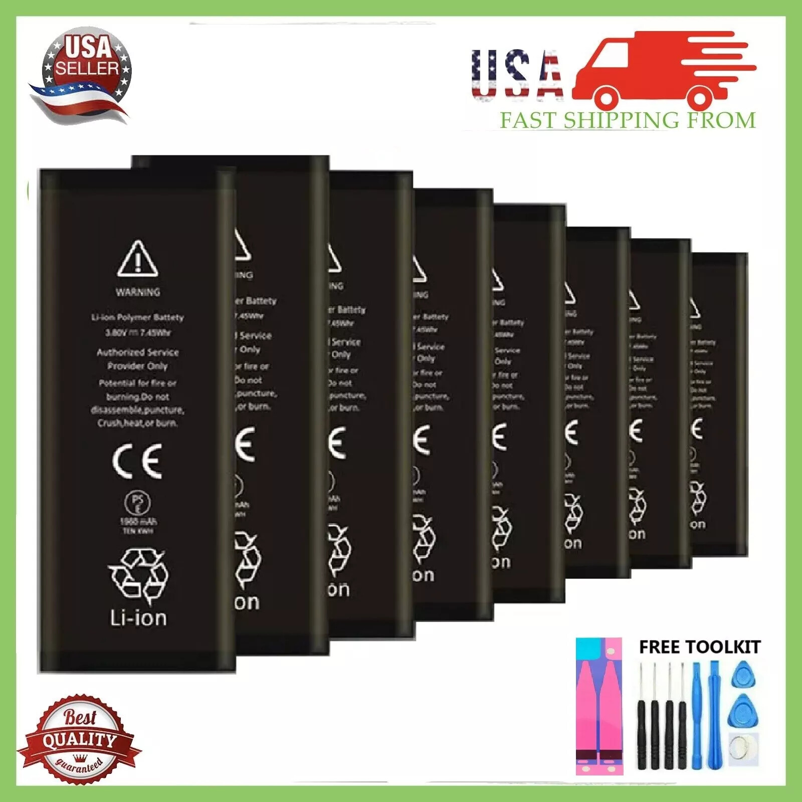Replacement Internal Battery For iPhone  11 12 13 14 15Pro Max X XS XR SE + LOT