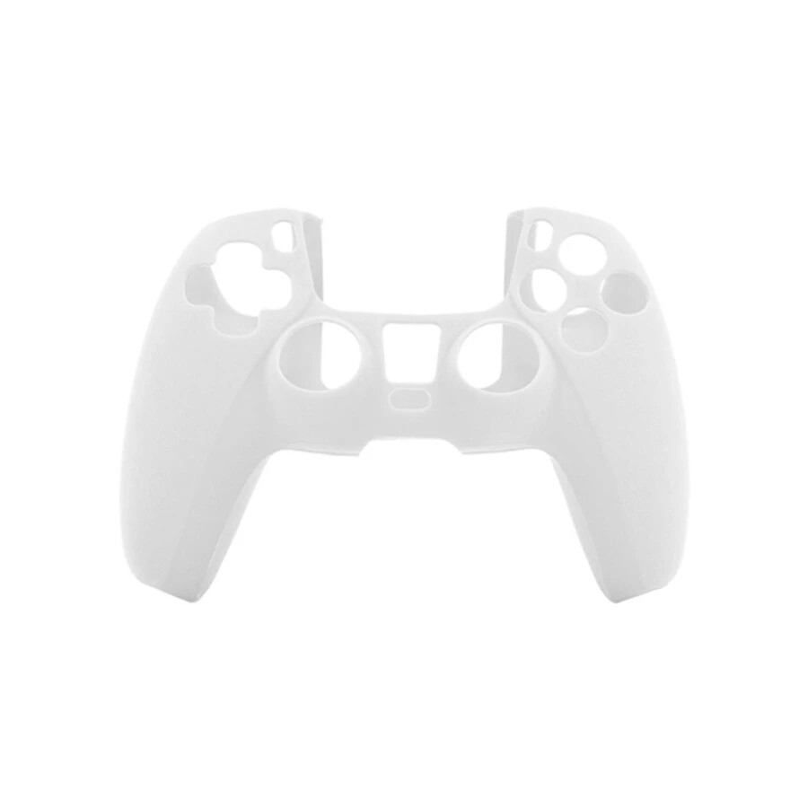 For PS5 Controller Silicone Grip White Case Non Slip Cover Accessories