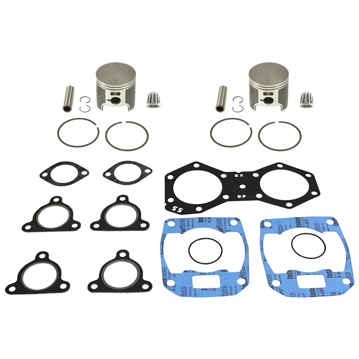 SPI .040 Over Bore Top End Repair Kit for Polaris 550 F/C 1999-2021 74mm