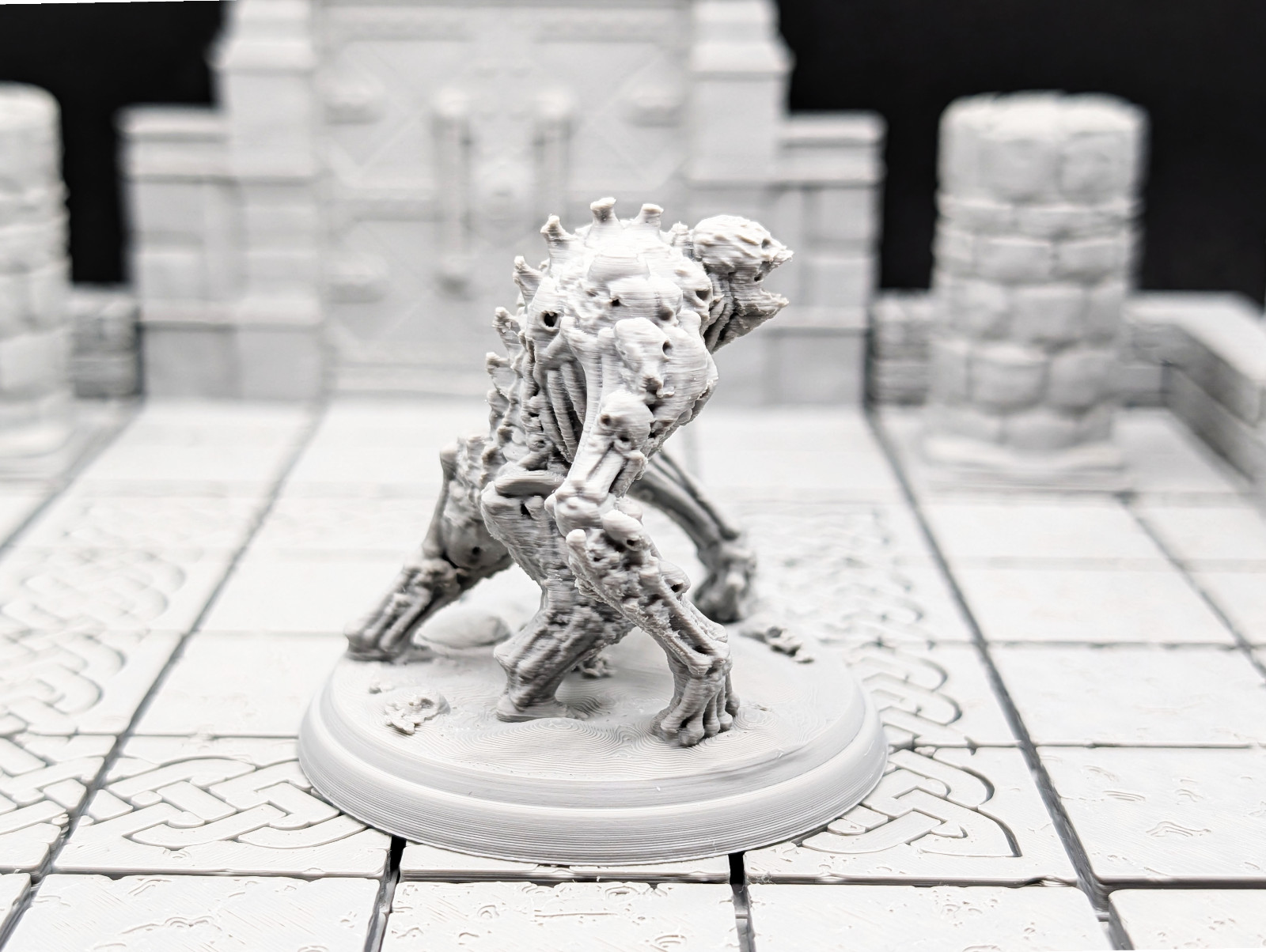 Necromancers and Constructs Miniature Set for Painting DnD Tabletop RPG