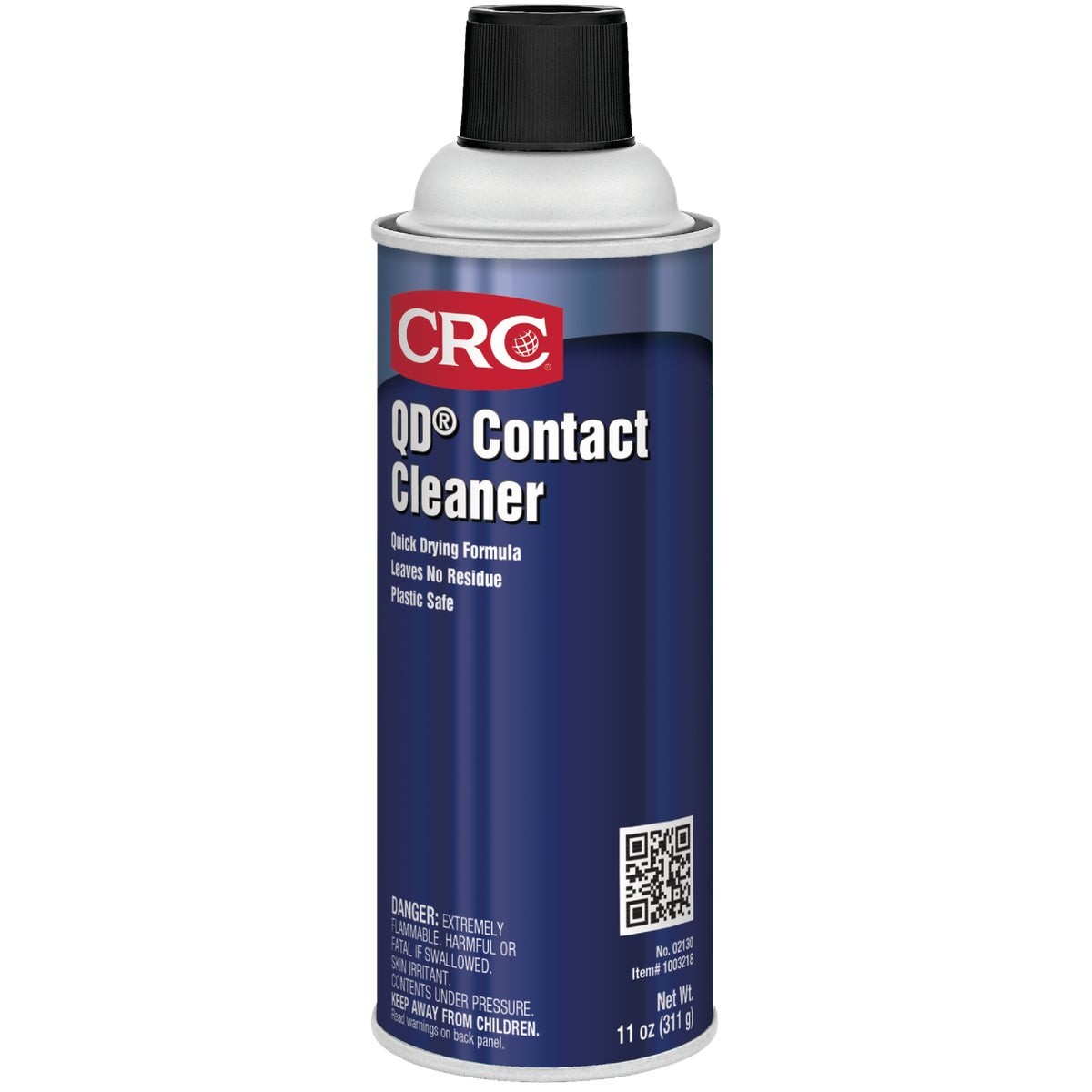 CRC QD 11 Oz. Aerosol Contact Electronic Parts Cleaner 02130 Pack of 12 CRC QD