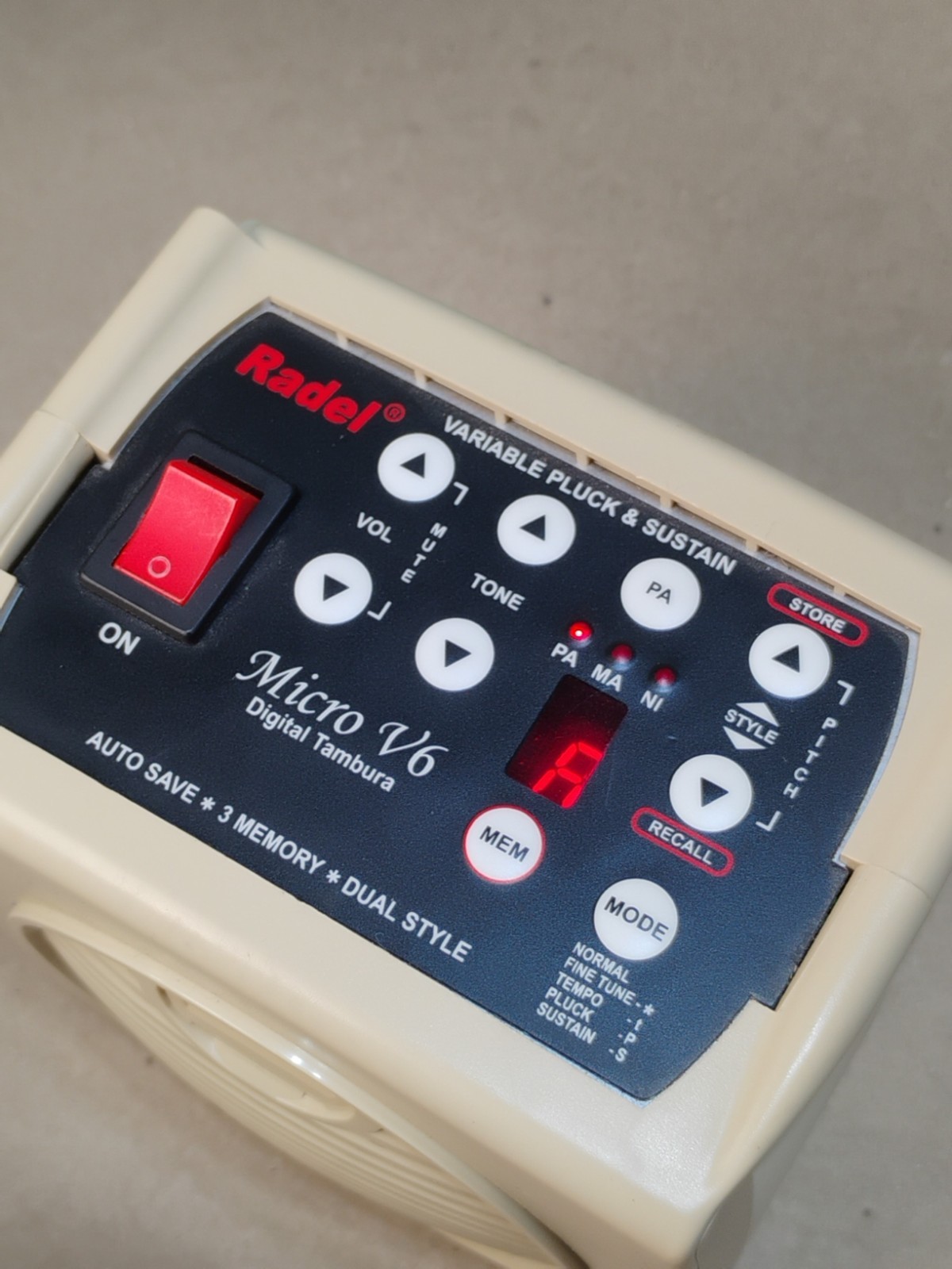 Radel Micro V6 Digital Tambura - Works