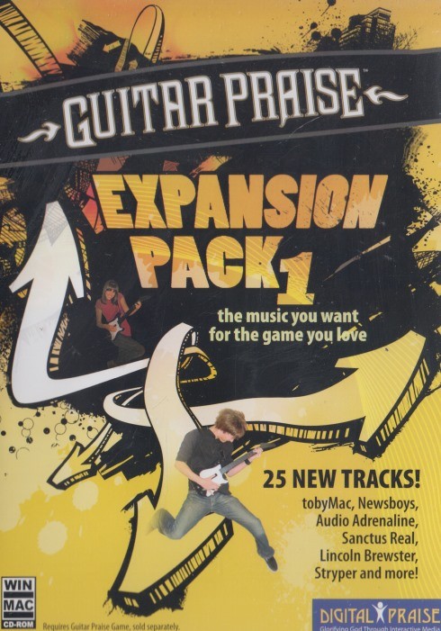 Guitar Praise: Expansion Pack 1 PC MAC CD play music Christian hits add-on game!