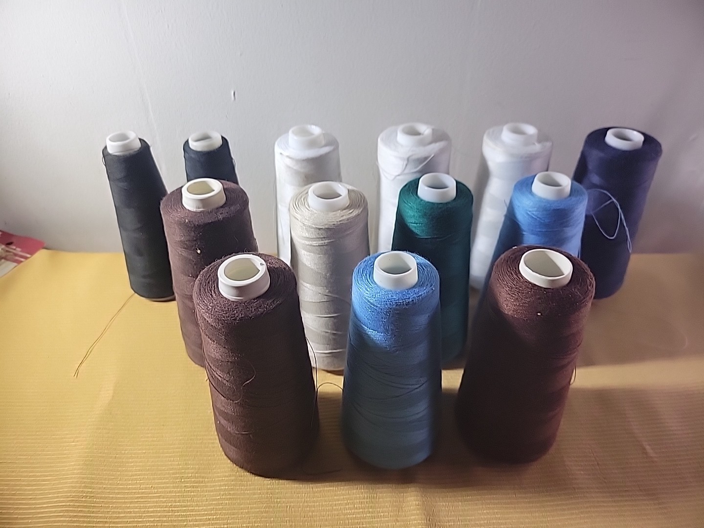 13  large open spools thread -Maxilock -Talon Surelock - Mixed Color