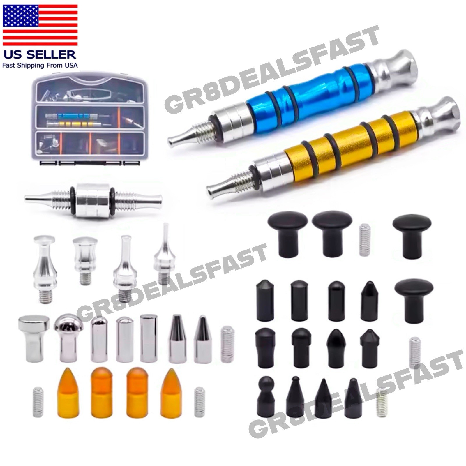 PDR Knockdown Paintless Dent Repair Removal Kit Tools Fix Sheet Metal Hail Dings